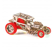 Деревянный конструктор "Hot Rod" Time for Machine T4M380303 Красный Деревянный конструктор "Hot Rod" Time for Machine T4M380303 Красный