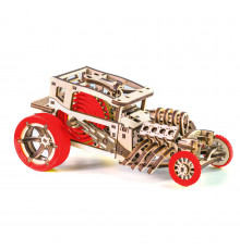 Дерев'яний конструктор "Hot Rod" Time for Machine T4M380303 Червоний