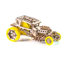 Дерев'яний конструктор "Hot Rod" Time for Machine T4M380303 Жовтий