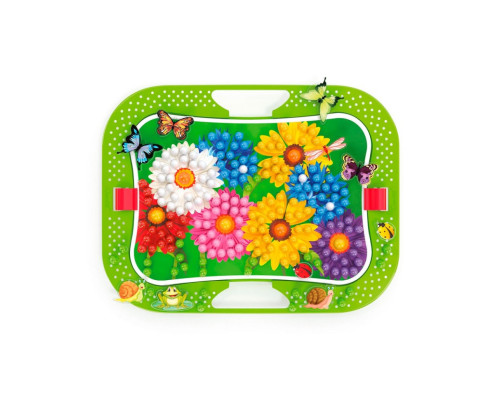 Творчий набір для занять мозаїкою Quercetti 0968-Q, 300 фішок, 16 фігурок, дошка