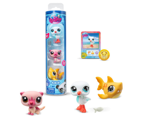 Ігровий набір "Настрій острова" Littlest Pet Shop 00556 аксесуари та 3 фігурки