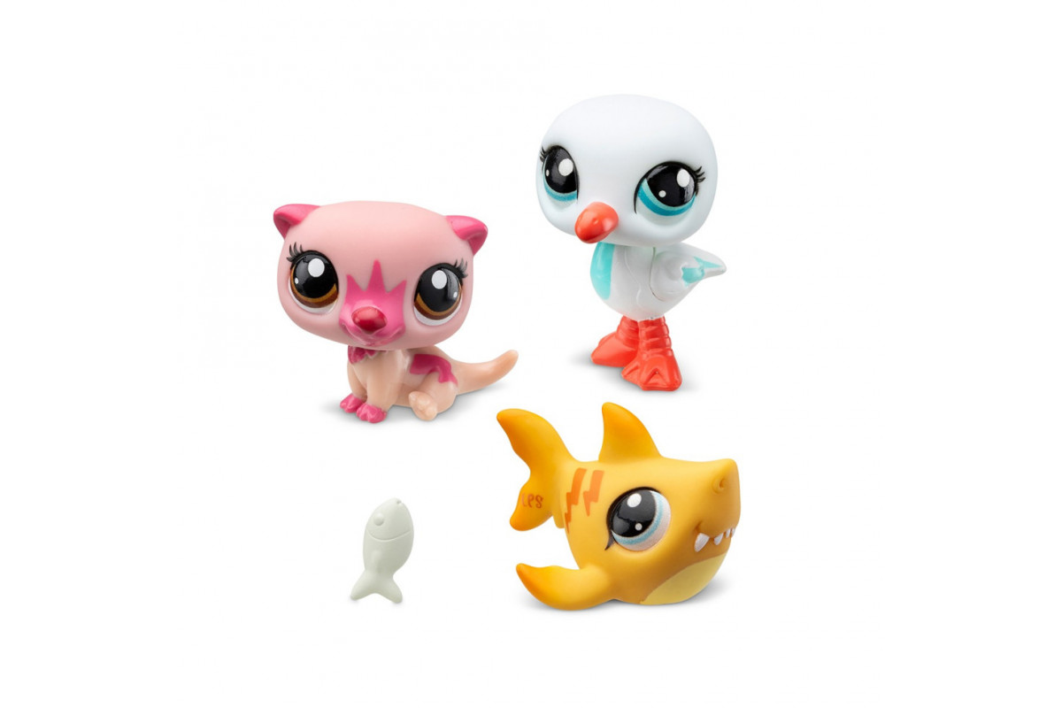 Ігровий набір "Настрій острова" Littlest Pet Shop 00556 аксесуари та 3 фігурки