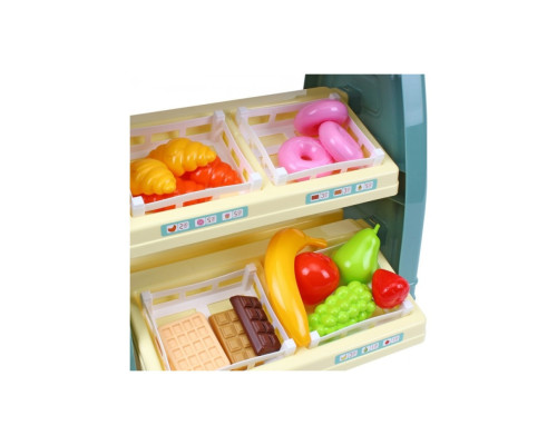 Игровой детский набор "Кофейня" 9765TXK прилавок с полками, игрушечные сладости