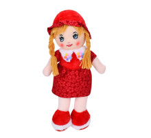 Дитяча іграшкова лялька FG240408152A-1(Red) 38 см, м'яка набивна, петелька