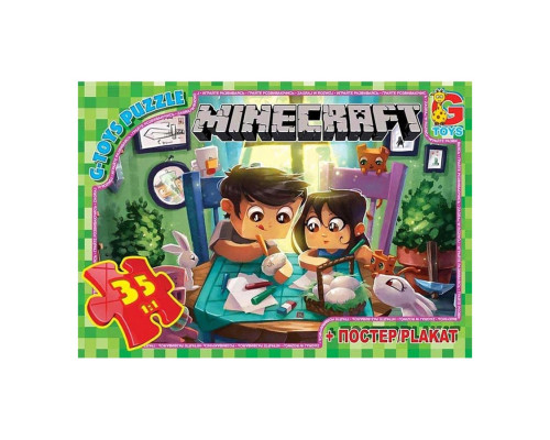Пазли дитячі "Minecraft" Майнкрафт MC777, 35 елементів