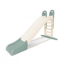 Большая детская горка для катания 014550/23 кремово-мятная, 243 см