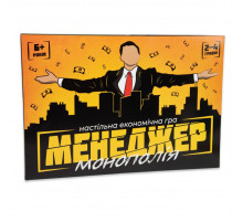 Настольная игра "Менеджер Монополия" 30342 игровое поле, фишки, кубики Настольная игра "Менеджер Монополия" 30342 игровое поле, фишки, кубики