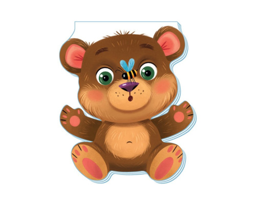 Дитяча книжка "Кумедні лапки: Ведмедик" Ранок 340015 українською мовою