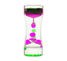 Пісочний годинник XX-3(Green) зелений, з гелевою рідиною, 13,5 см