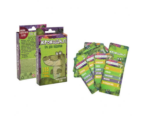 Развлекательная игра "Крокодил" 30557 (укр.)