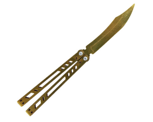 Нож деревянный сувенирный "SO-2 БАБОЧКА LEGASY ЗОЛОТО" SO2BAL-G