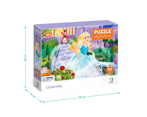 Пазл дитячий "Попелюшка" 300713, 60 елементів