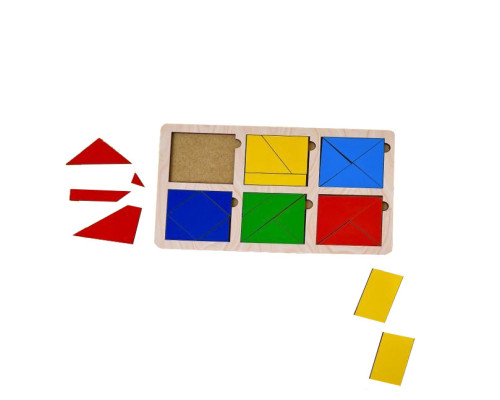 Вкладыши "Квадраты Никитина" (ПСД205) PSD205, 1 уровень