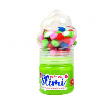 Игрушка-антистресс Слайм Mi-mi Slimi 71827ST(Green), с помпонами