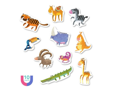 Дитячий набір магнітів "Магнітні тварини" Mon Game 200205