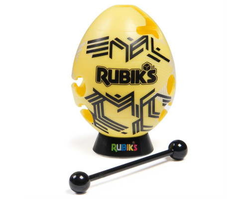 Розвиваюча Головоломка Смарт-яйце Rubik's 6071681(Yellow) паличка, підставка