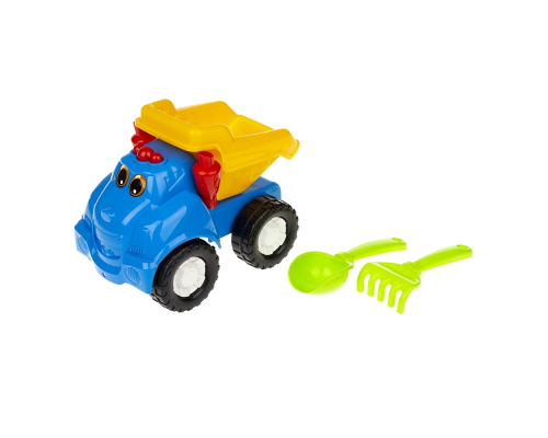 Пісочний набір Самоскид "Смайл" №1 Colorplast 0121  Синій