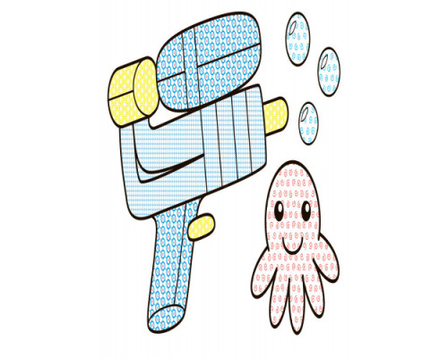 Дитяча водна розмальовка: Іграшки 734011, 8 сторінок