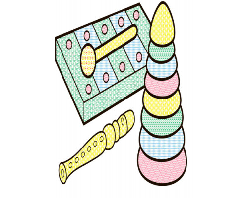 Дитяча водна розмальовка: Іграшки 734011, 8 сторінок