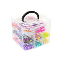 Набор для плетения украшений 330-147 трехэтажный бокс, бисер, бусины