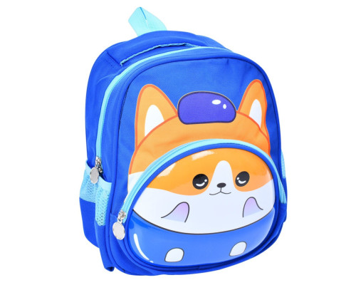 Рюкзак детский T2612(Blue) 1 наружный карман, застежка-молния