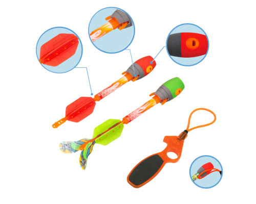 Игрушечный пускатель серии "Air Storm" Zing AS610 SKY RIPPERZ с двумя ракетами