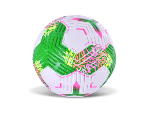 М'яч футбольний FB25537(Green) розмір №5, PU, ​​420 гр