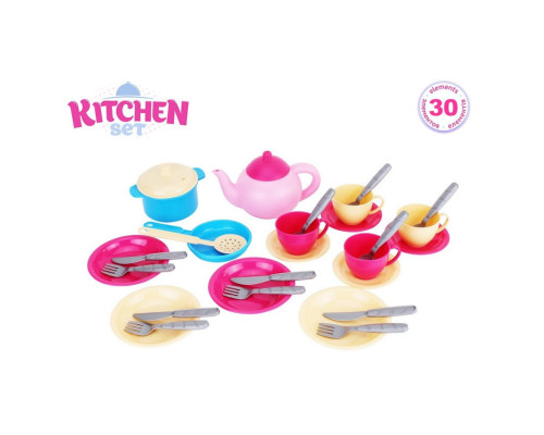 Детский набор посуды "Маринка №11" ТехноК 1653TXK в сетке