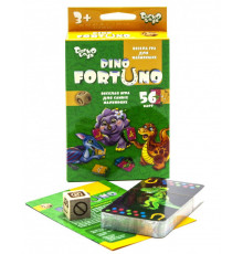Дитяча розвиваюча настільна гра "Dino Fortuno" UF-05-01, 56 карток