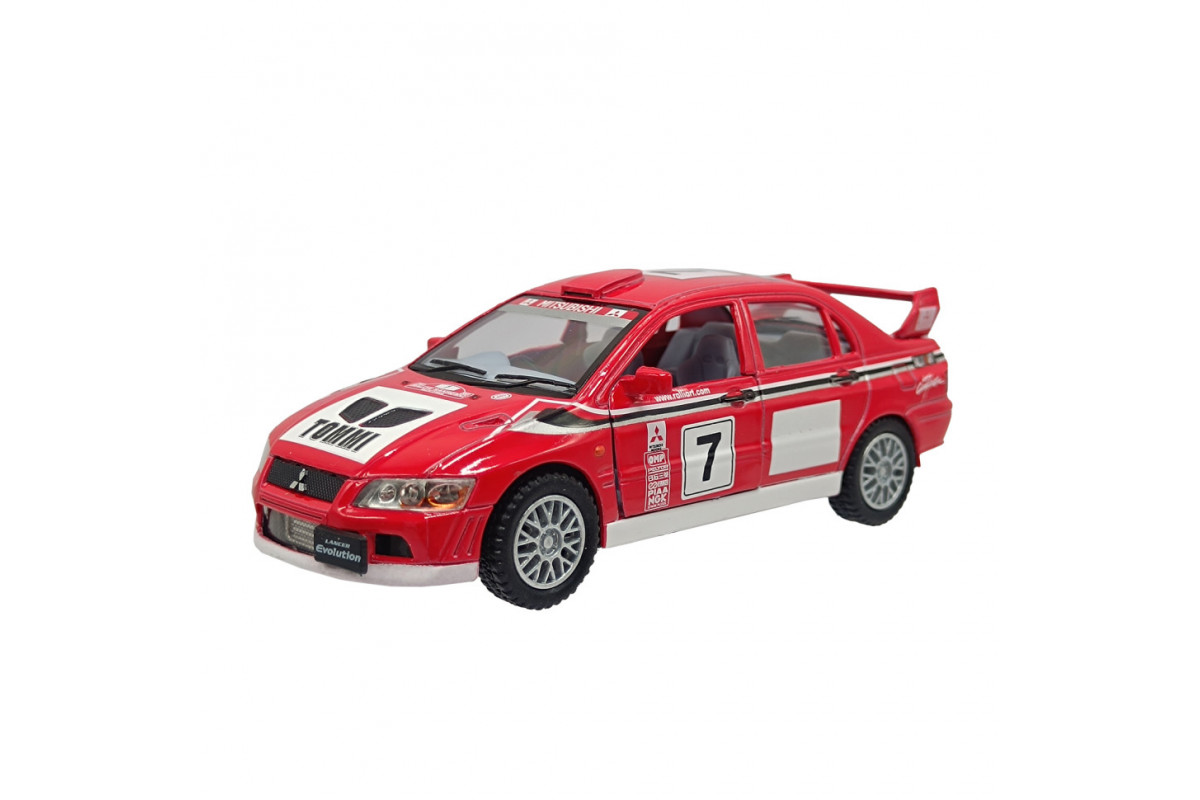 Модель автомобіля "Mitsubishi Lancer" KT 5072 W(Red) 1:32 - 1:36