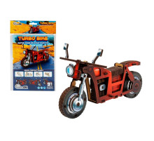 Дитячий дерев'яний 3D конструктор "Турбо байк" Puz-00961, 91 деталь