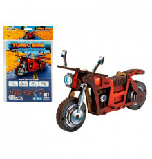 Дитячий дерев'яний 3D конструктор "Турбо байк" Puz-00961, 91 деталь