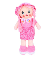 Дитяча іграшкова лялька FG240408152A-1(Pink) 38 см, м'яка набивна, петелька