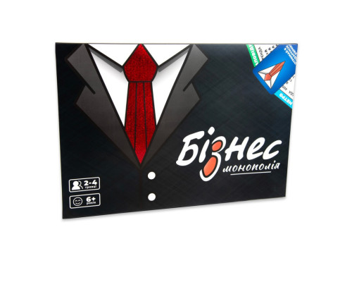 Настольная игра "Бизнес Монополия" 30372 игровое поле, фишки, кубики