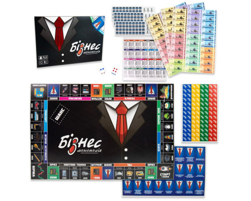 Настольная игра "Бизнес Монополия" 30372 игровое поле, фишки, кубики