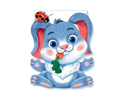 Дитяча книжка "Забавні лапки: Зайчик" Ранок 340016 українською