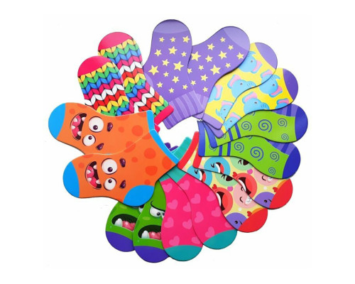 Настільна гра-мемо "Втрачені шкарпетки" 200000018, 64 картки