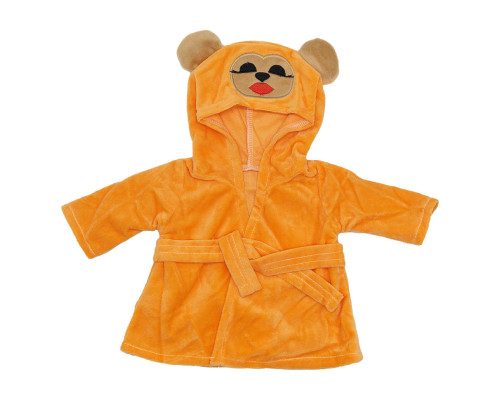 Халатик для куклы "Медвежонок" M 6049 UA(Orange) для куклы 43-46 см