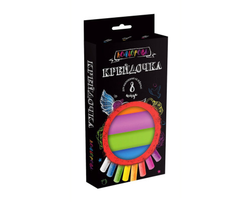 Крейда для малювання на асфальті Крейдочка КRD-02-02U 8 шт, товсті