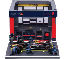 Игровой набор формулы один "Pit Pass Oracle red bull racing" Bburago 18-38453 (#1)