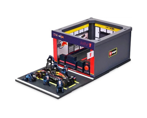 Ігровий набір Формула-1 "Pit Pass Oracle red bull racing" Bburago 18-38453 (#1)