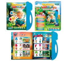 Дитяча інтерактивна книга "Чарівний віммельбух" 35818, 10 тем, українська мова