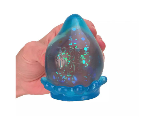 Игрушка-антистресс Капля релакса NeeDoh DRDND(Blue) с подставкой
