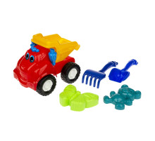Песочный набор Самосвал "Смайл" №2 Colorplast 0138 Красный