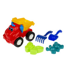 Пісочний набір Самоскид "Смайл" №2 Colorplast 0138  Червоний