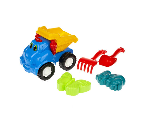 Пісочний набір Самоскид "Смайл" №2 Colorplast 0138  Синій