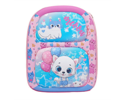 Рюкзак детский "Meooow" N941(Pink) 1 отделение, застежка-молния