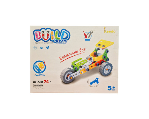 Конструктор Build&Play "Болід Ф1" HANYE J-7705, 74 елементи