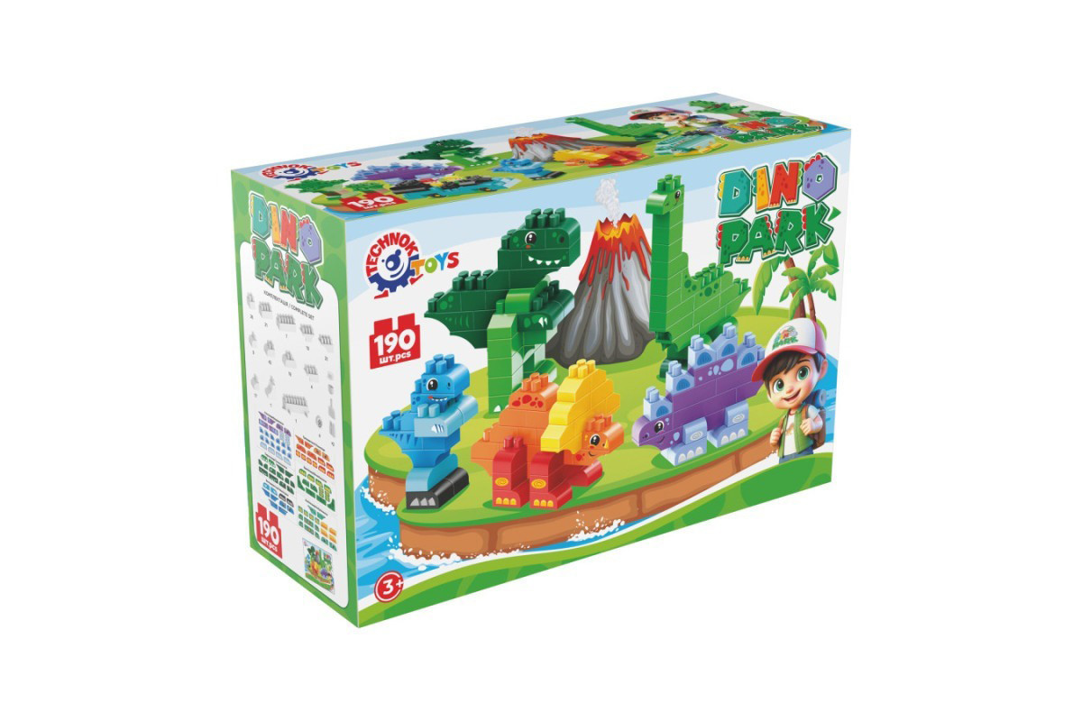 Дитячий конструктор "Dino park" 2222TXK 190 деталей