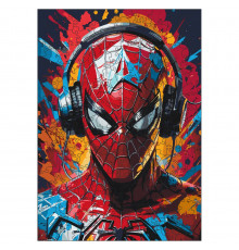 Фігурний пазл з дерева "Людина-павук" PZ013-A4C-AC розмір А4, картонна коробка